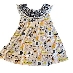 Animal print dress
